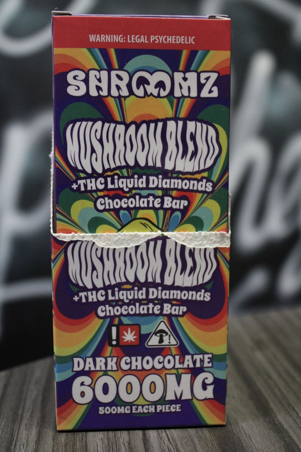 MUSHROOMS DARK  CHOCOLATE BARS