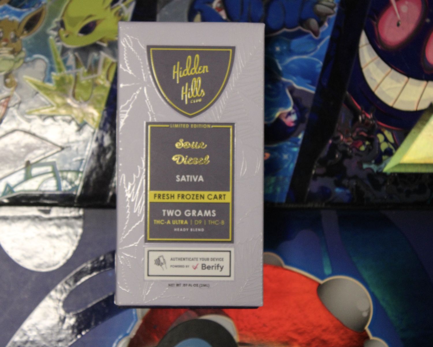 Hidden hills - sour diesel Fresh Frozen Cartridge sativa - Two Grams