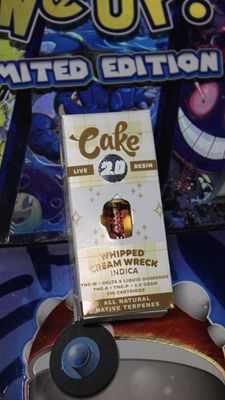 Cake  - Indica -Whipped Cream Wreck   cartridge 2G
