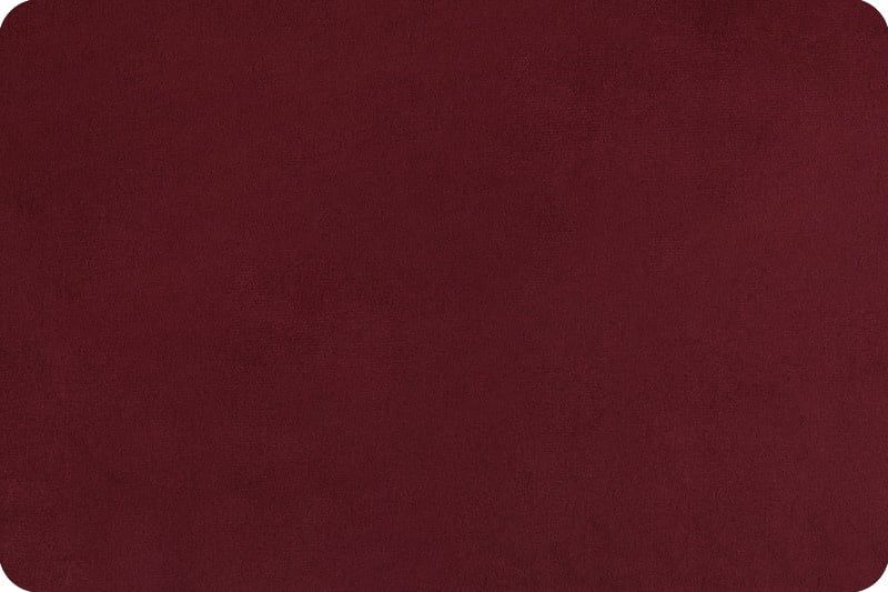 Minky, Merlot Extra Wide Solid Cuddle3 90&quot; (by the inch)