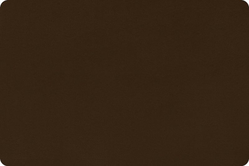 Minky, Brown Extra Wide Solid Cuddle3 90&quot; (by the inch)