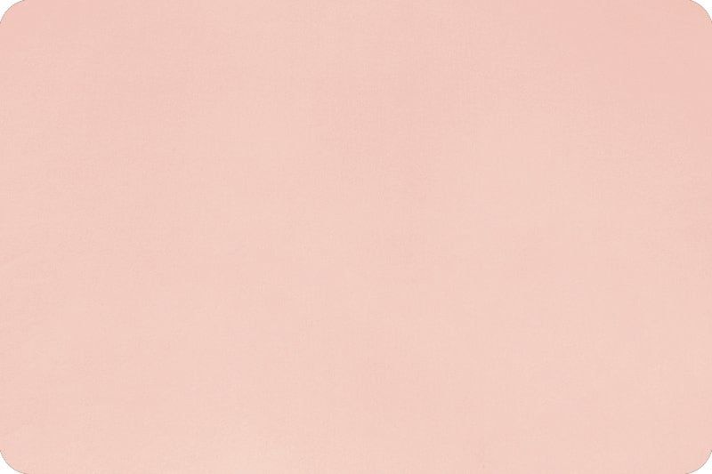 Minky, Baby Pink Extra Wide Solid Cuddle3 90&quot; (by the inch)
