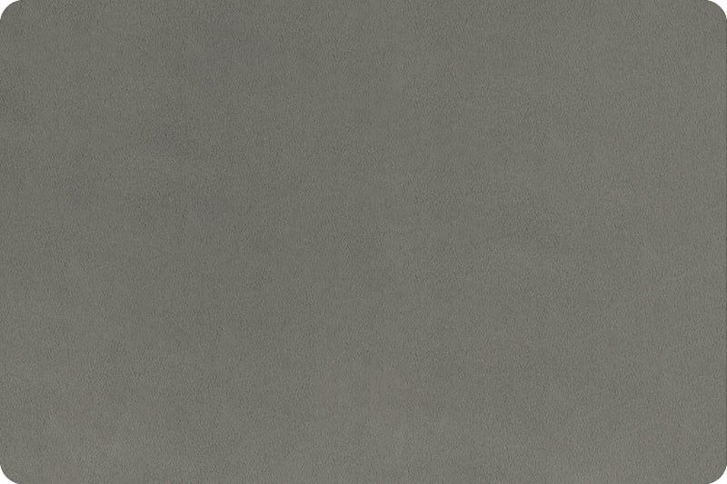 Minky, Charcoal Extra Wide Solid Cuddle3 90&quot; (by the inch)
