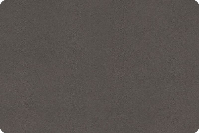 Minky, Pewter Extra Wide Solid Cuddle3 90&quot; (by the inch)