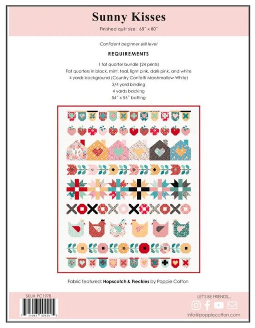 Sunny Kisses Quilt Pattern