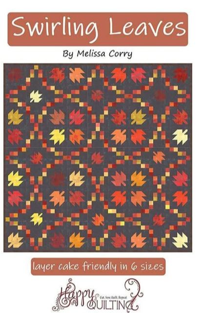 Swirling Leaves Quilt Pattern