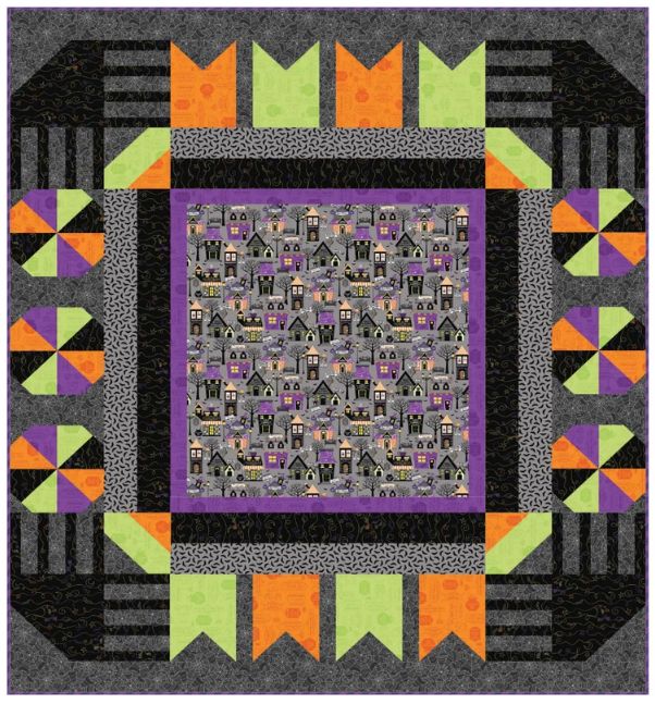 Town Square  Quilt Kit by Maywood Studios