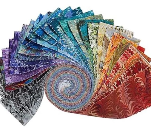 In the Beginning fabrics by Floragraphix Jelly Roll