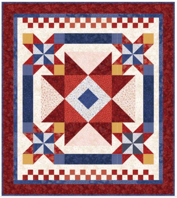 Holiday Picnic Quilt Kit by Maywood Studio