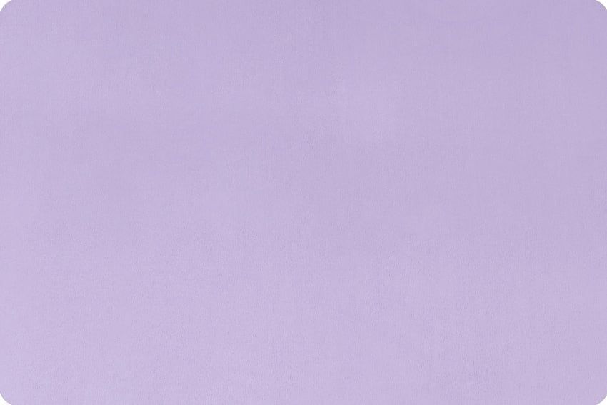 Minky, Lavender Extra Wide Solid Cuddle3 90&quot; (by the inch)