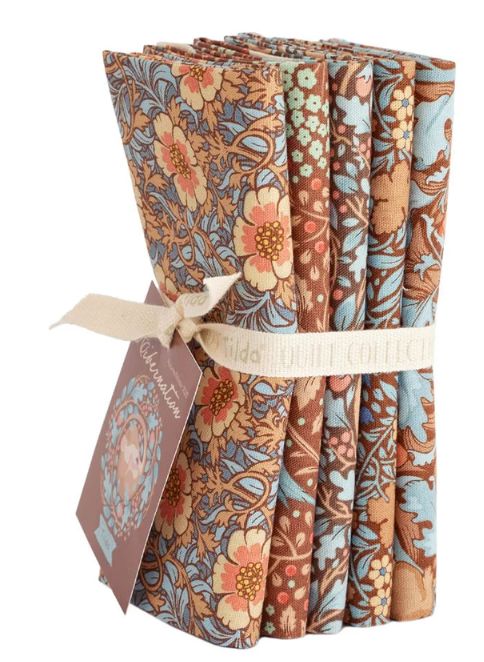 Tilda Hibernation Fat Quarter Bundle, 5 pieces