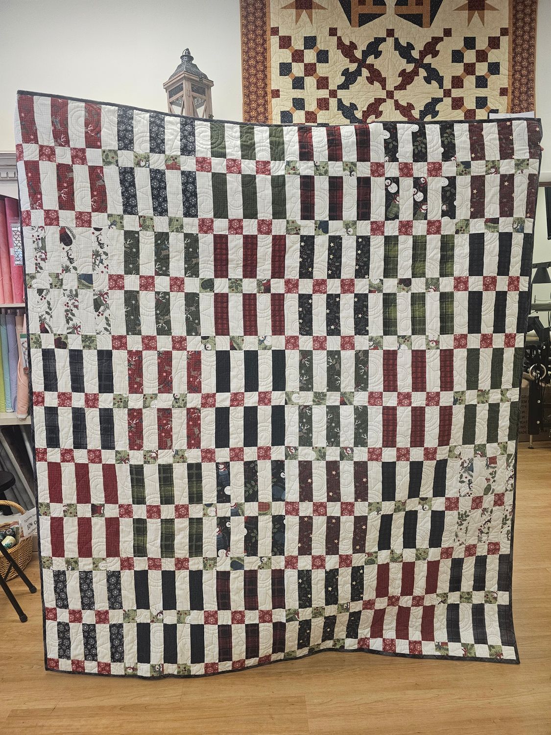 Woven Holly Jolly Quilt Kit