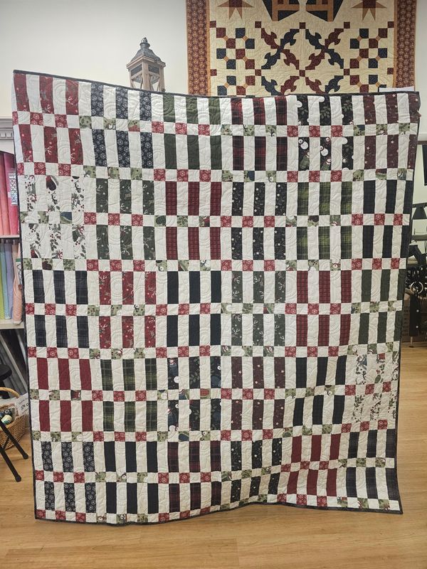 Woven Holly Jolly Quilt Kit