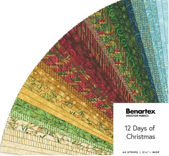 12 Days of Christmas Strip Pie