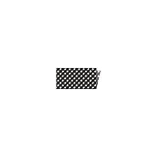 Micro Gingham Black Single Fold Quilt Binding