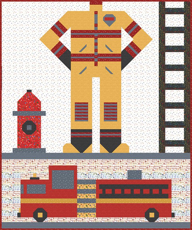 Be a Firefighter Quilt Pattern