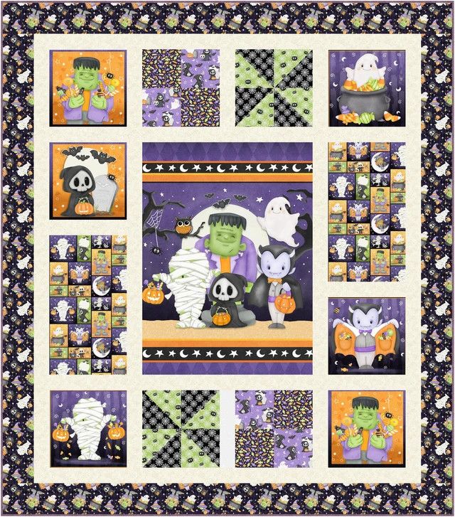 Boxed In Moonlight Mischief Quilt Kit