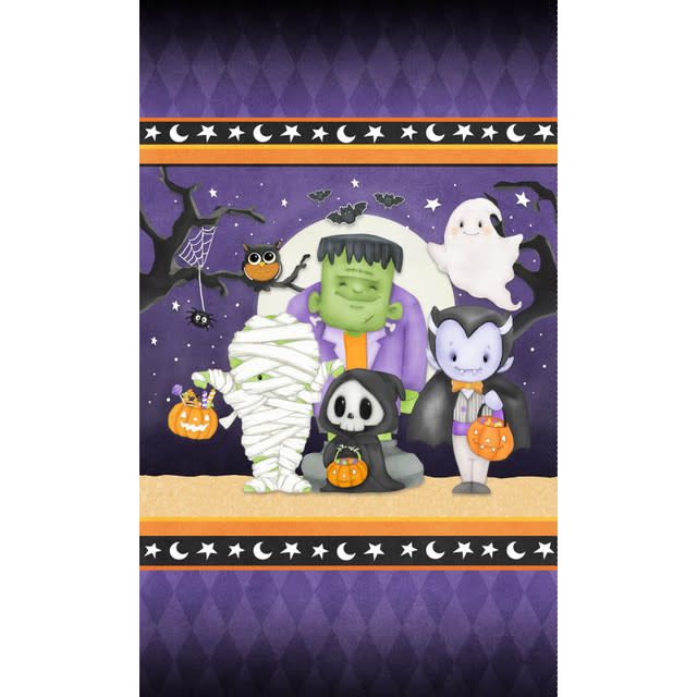 Moonlight Mischief Monster Panel Glow 1 panel