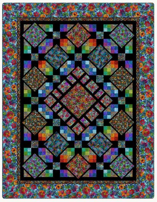 Dear Clara Quilt Kit- Blue Colorway