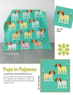 Pups in Pajamas Quilt Pattern