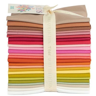 Solids Fat Quarter Bundle Warm - 25pc