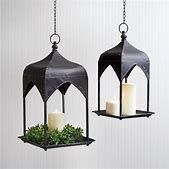 Set Of Two Hanging Estate Lanterns