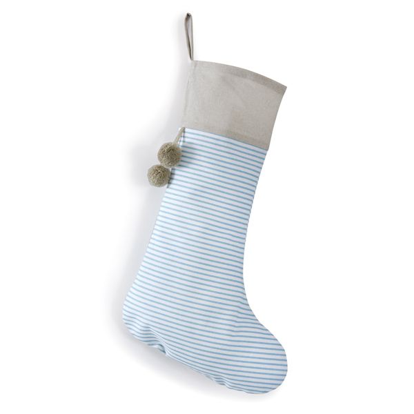 Neutral Striped Stocking