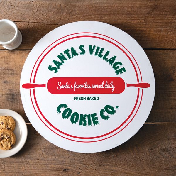 Santa&#39;s Village Cookie Co. Lazy Susan