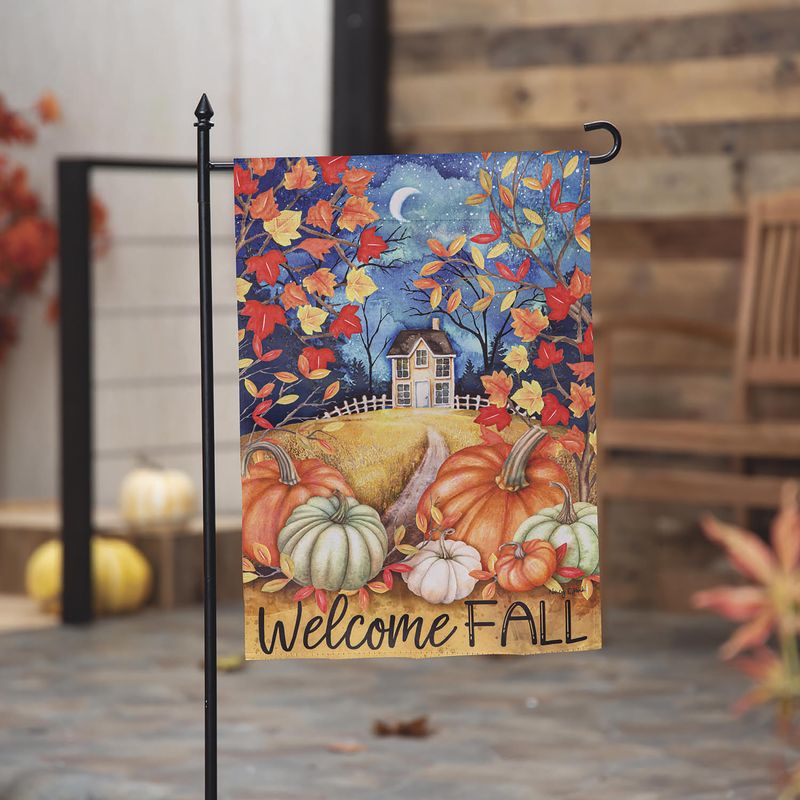 Alive In Fall Garden Flag