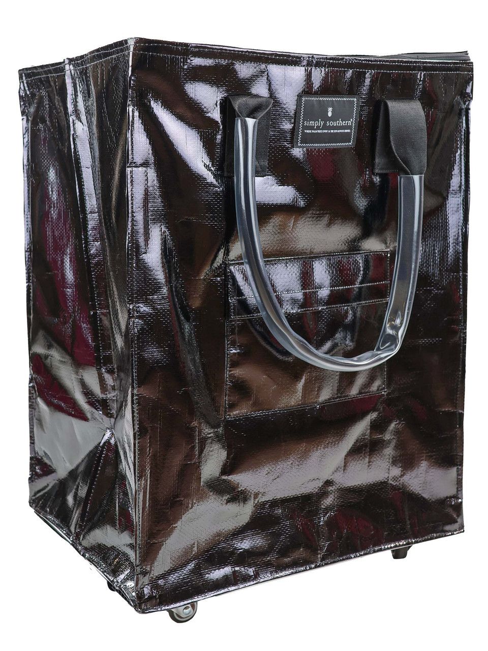 Simply Southern Black Rolling Bag Tote