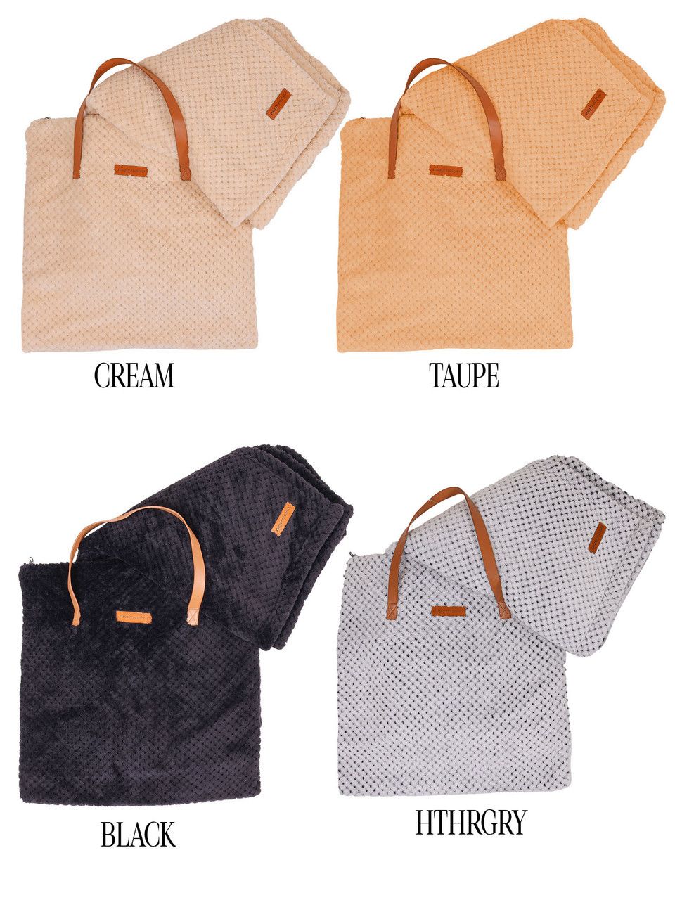 Simply Southern Black Tote Bag Blanket
