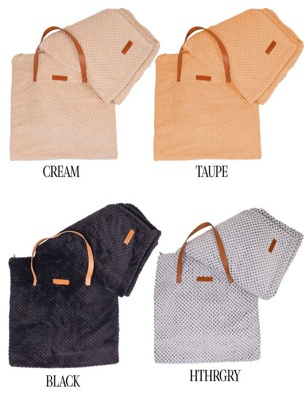 Simply Southern Black Tote Bag Blanket