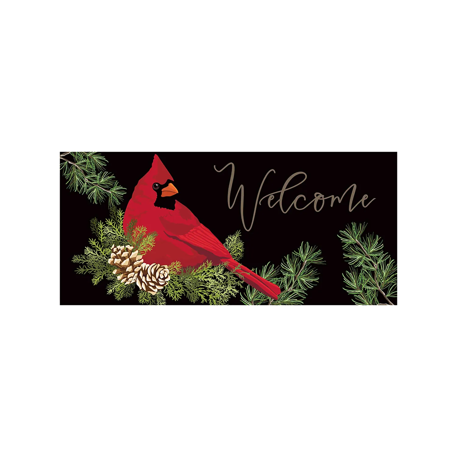 Cardinal And Evergreen Sassafras Switch Mat