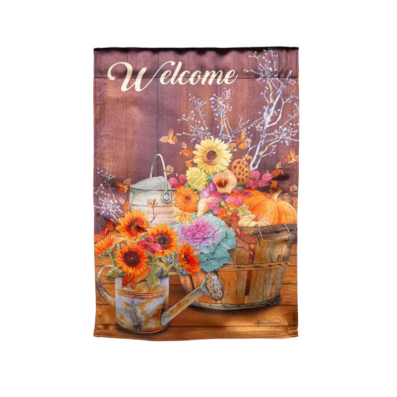 Everything Fall Lustre Garden Flag