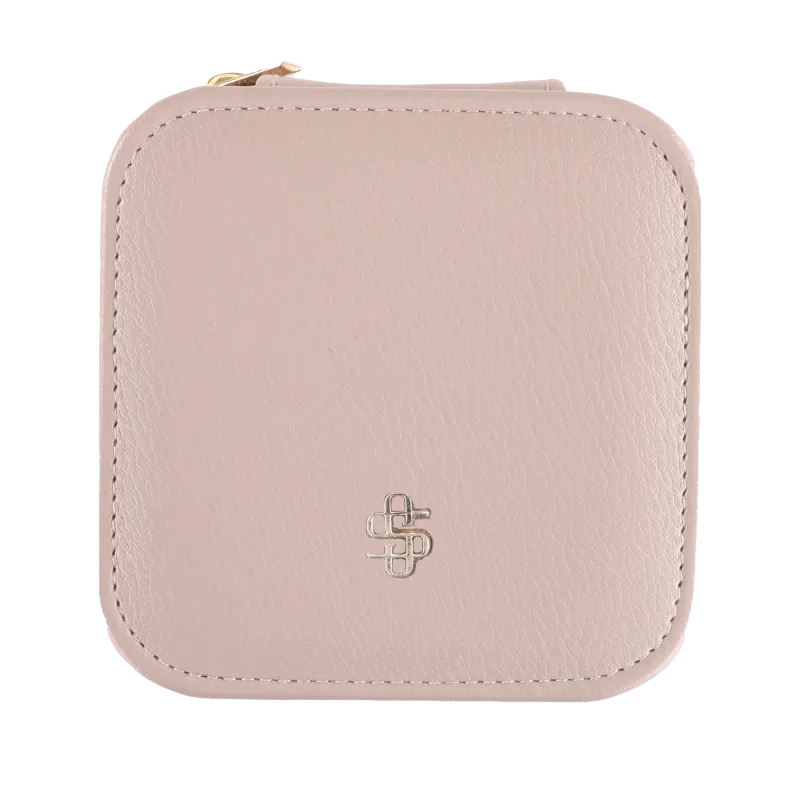 Simply Southern Ivory Leather Jewelry Case