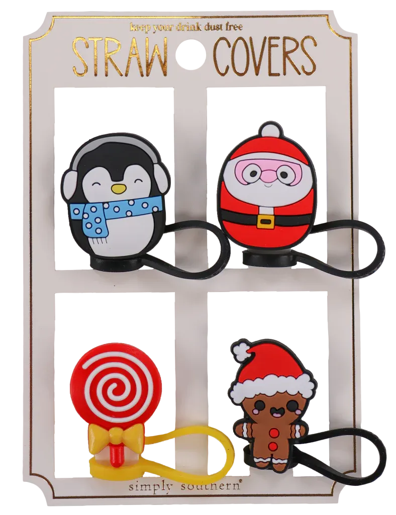 Simply Southern Strawcover-Hol-Penguin