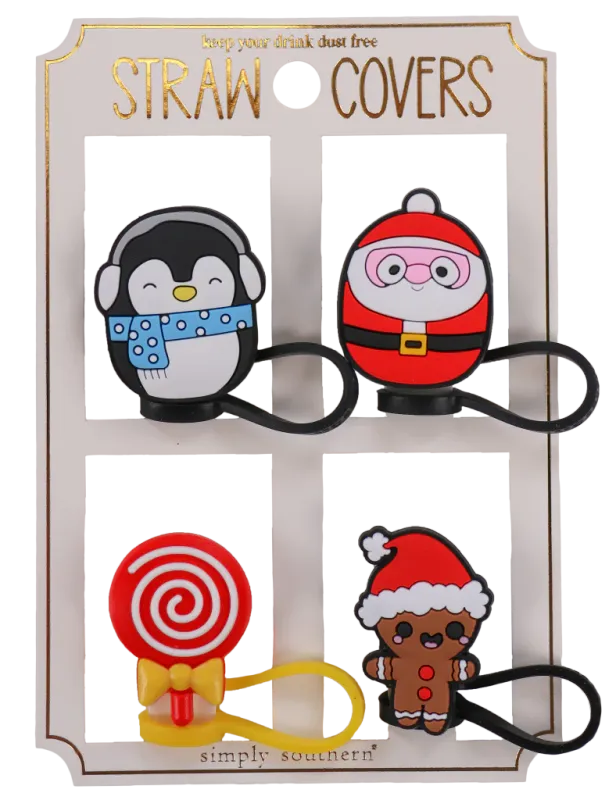 Simply Southern Strawcover-Hol-Penguin