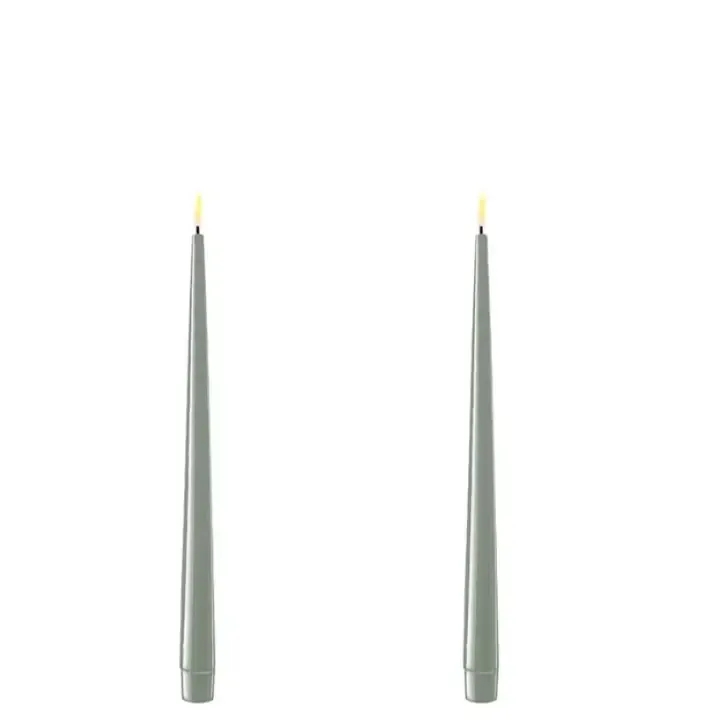11&quot; Salvie Green LED Tapers