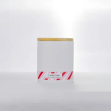 Candy Cane 12oz. Ceramic Market Street Candle