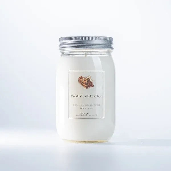 Cinnamon 16oz. Market Street Candle