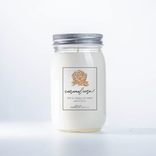 Caramel Corn 16oz. Market Street Candle