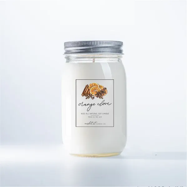 Orange Clove 16oz. Market Street Candle