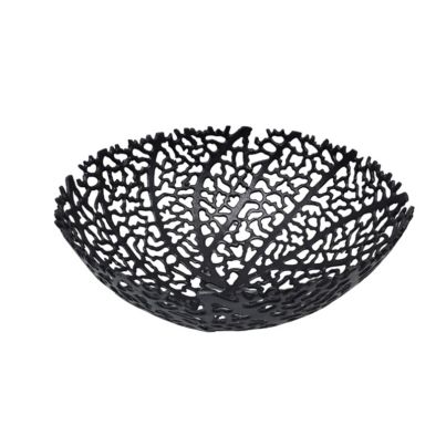 Black Large Round Seaweed Bowl