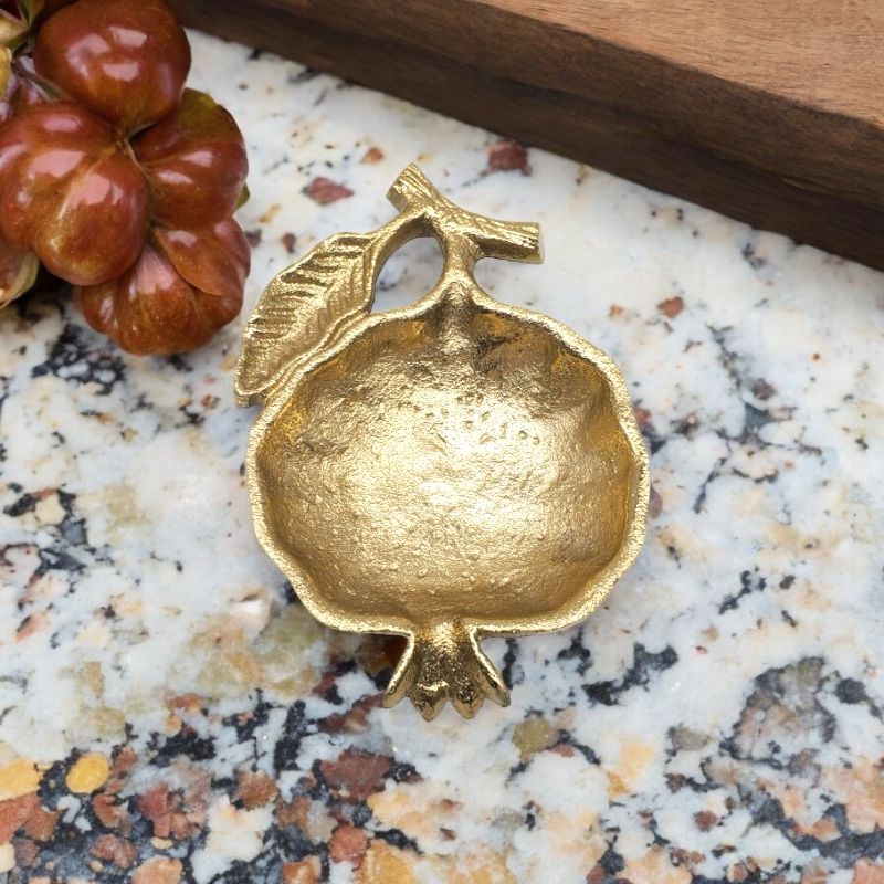 Gold Small Pomegranate Bowl Dish