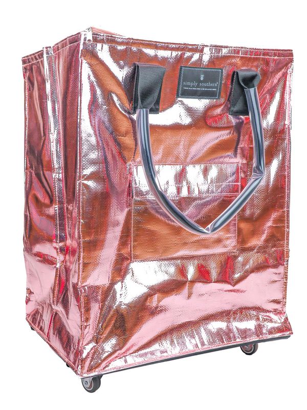 Simply Southern Rose Rolling Bag Tote
