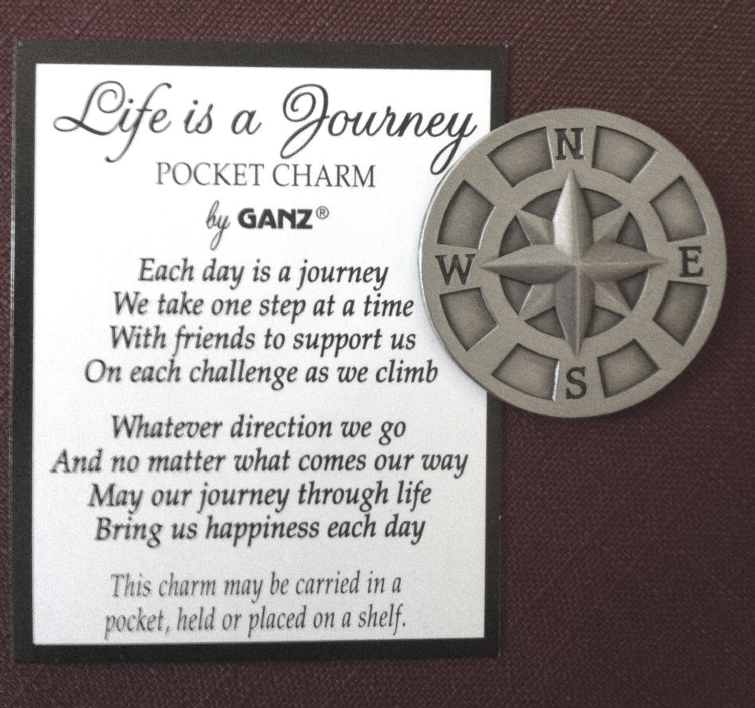 Life Is A Journey Charm - Pocket Charms