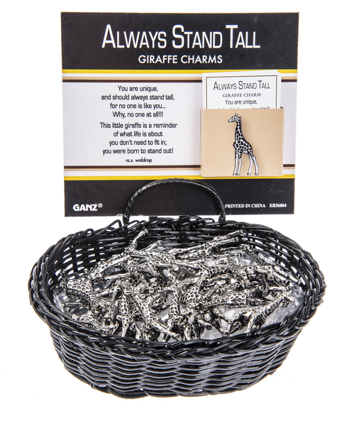 Always Stand Tall Giraffe Charm - Pocket Charms