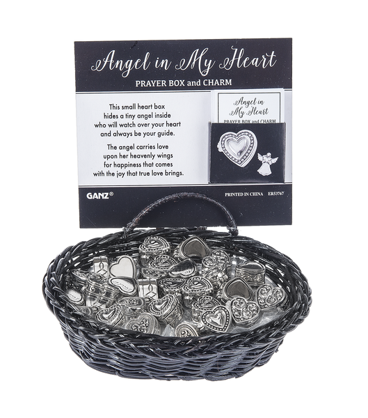 Angel In My Heart Prayer Box &amp; Charm - Pocket Charms