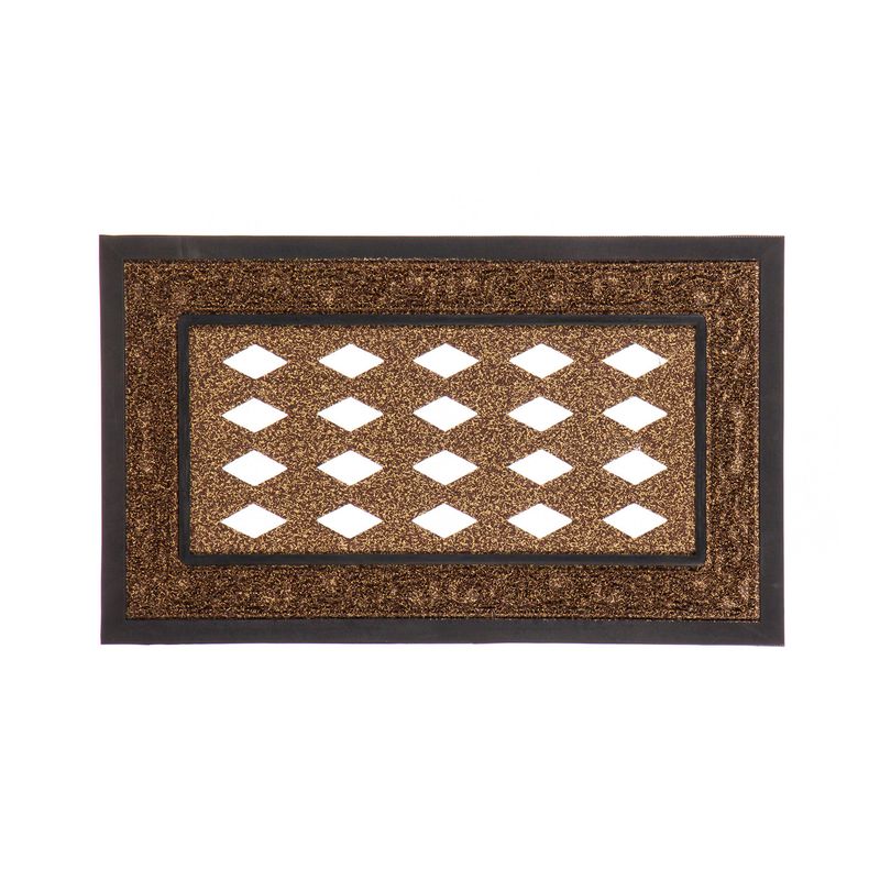 Brown Scroll Sassafras Mat Tray