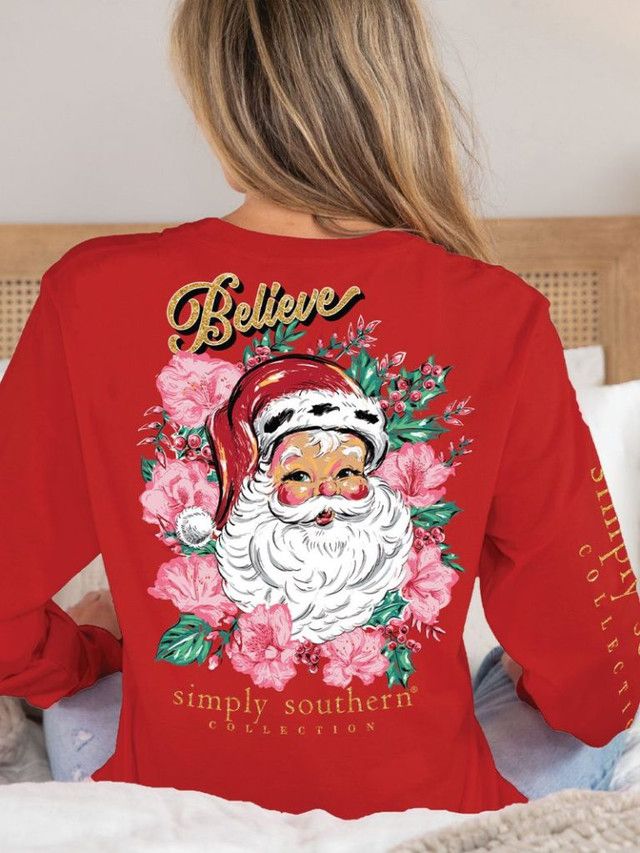 LARGE-LS-FLORALSANTA-RED-L